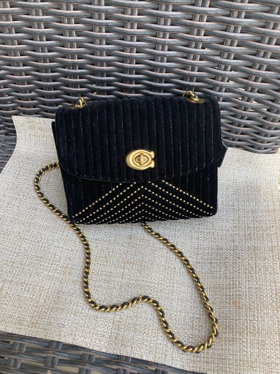 Coach parker velvet bag Clearance