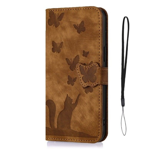 Butterfly Cat Leather Phone Case For Apple iPhone 6 15 14 13 12 11 Pro Max XR XS - 第 8/10 張圖片