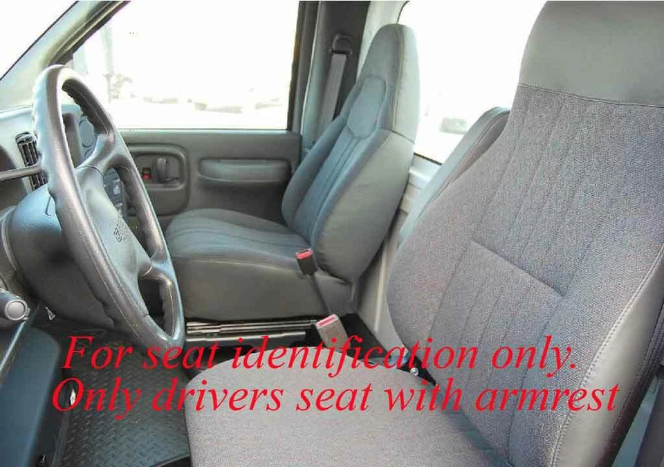 Чехлы на сиденья грузовиков — подходят для Chevrolet GMC серии C 2003–2009 годов выпуска Kodiak/Topkick 45–5500 - Изображение 2 из 3