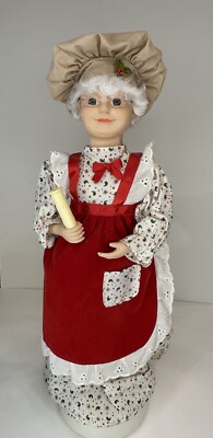 Musical Mrs. Claus Motionless Christmas Display 19 
