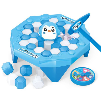 Penguin Ice Break Game Kids Tabletop Ice Breaking Family Party Toy
