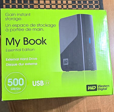 Western Digital My Book Essential 500GB USB 2.0 External HDD PC/Mac WDH1U5000N