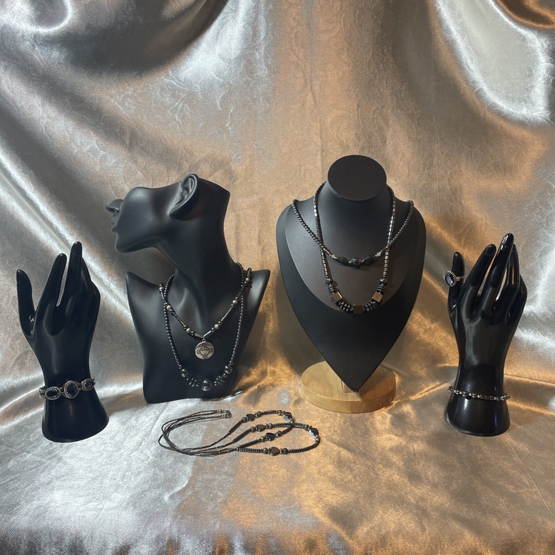 Hematite Jewelry Lot/Beautiful Necklaces, Bracelets, Ring All In Great Condition