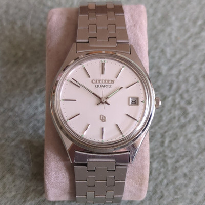 Citizen Quartz Quarz Analog Uhr Edelstahl silber Datumsanzeige WR