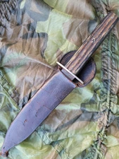 19th C. West Belt Fighting Utility Knife Ebro Alfred Williams Sheffield England