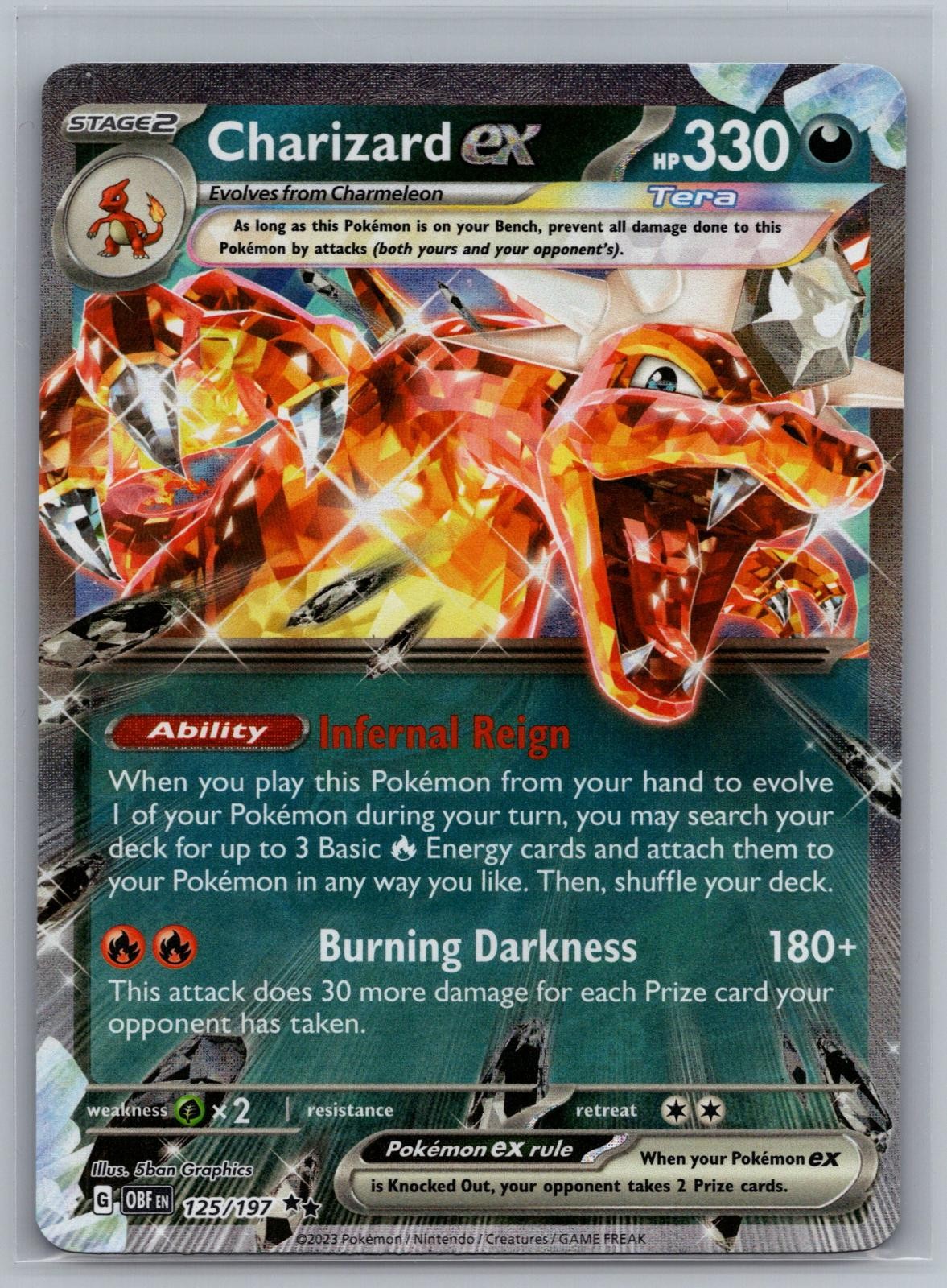 Charizard ex 125/197 Holo