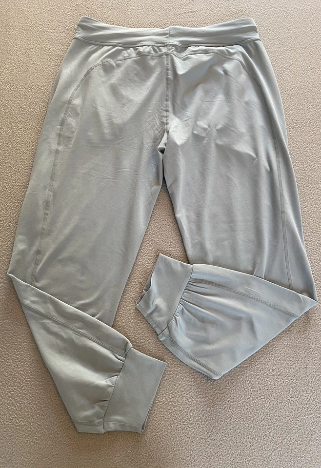 SWEATY BETTY YOGA PANTS GARY SZ 12 MEDIUM 27” SHORT LEG BLUE WOMENS TROUSERS - Image 2 of 4