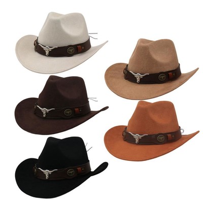 Cowgirl Hut Cowboyhut für Damen Herren für Reise Kostüm Zubehör Camping