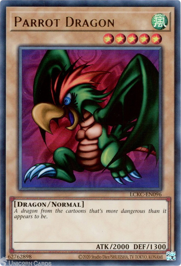 LCKC-EN096 Parrot Dragon : Ultra Rare UNL Edition Mint YuGiOh Card
