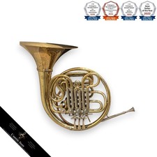 J.Michael FH850 Full Double Horn 4Rotary Brass Instrument Excellent Condition