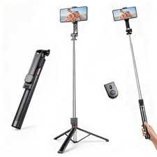 71" Phone Tripod Selfie Stick for Iphone and Android Phone, Cell Phone Tripod St