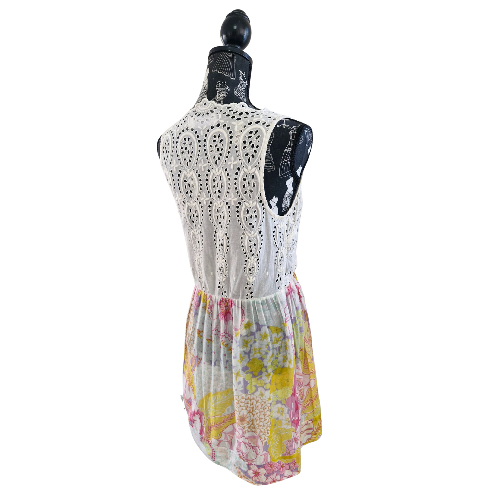 Zimmermann cotton & Silk dress, broderie anglais, size AU 8 (US 4) summer