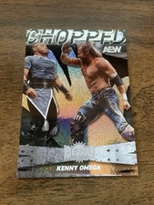 Kenny Omega 2025 AEW Metal Universe Chopped Insert Wrestling Card Skybox