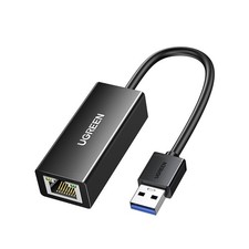 UGREEN USB 3.0 to Gigabit Ethernet Adapter 1000Mbps Black for Nintendo Switch