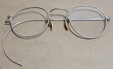 Vintage Eyeglass Frames Rims Parts Only Missing Earpiece And Lense