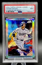 2024 TOPPS CHROME COSMIC STARS IN THE NIGHT #17 SHOHEI OHTANI PSA 9