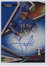 2022 Bowman's Best of Blue Refractor 141/150 Yeison Morrobel #B22-YM Auto 12ok