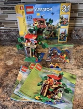 Lego Creator 31053 Tree House Adventures w/ Minifigure Manuals & Box Read