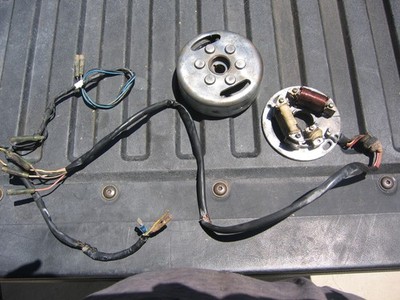81-82 IT465 & 83-84 IT490 YAMAHA OEM STATOR GENERATOR & ROTOR 4V6-85500-20-00