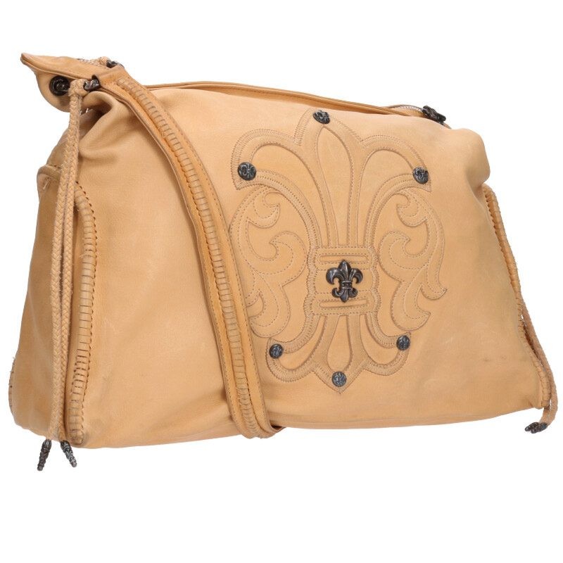 Chrome Hearts BOLO BS Fraser Shoulder Bag Brown x Sier 314052 OS06 r51_021
