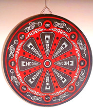 Board for Steel Tip Darts or Knife Throwing NOT CHOPPERS Choopers Motorcycle
