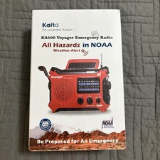 Kaito KA500 Voyager Solar Crank Battery-Powered Survival Radio AM/FM Shortwave