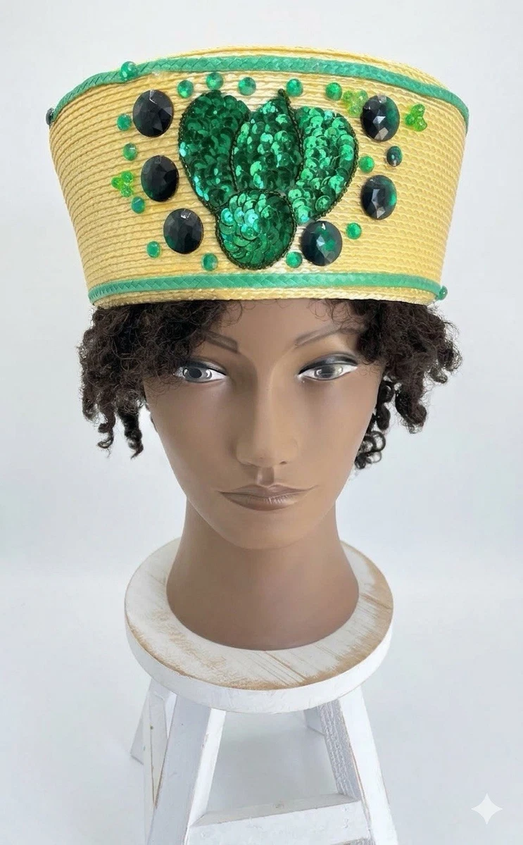 Pillbox Yellow Original Vintage Hats for Women for sale | eBay display picture 2