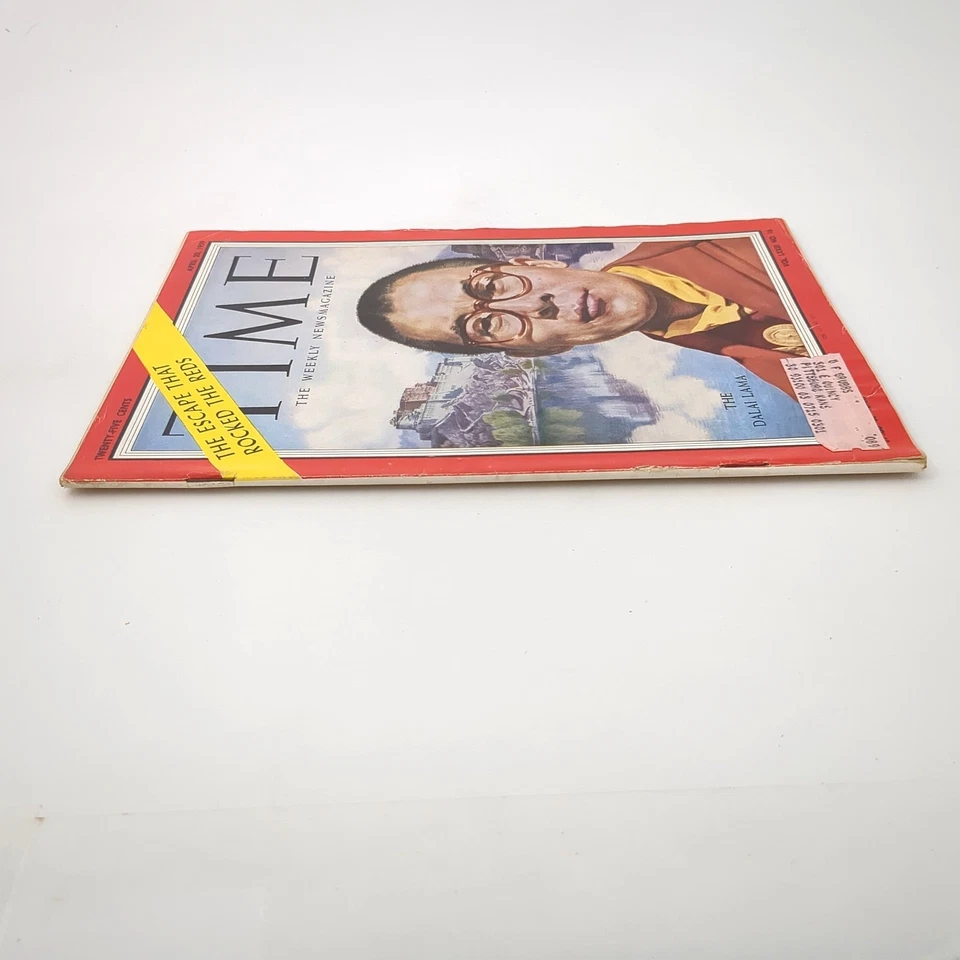 TIME The Dalai Lama April 20 Magazine 1959 - Image 2 of 4