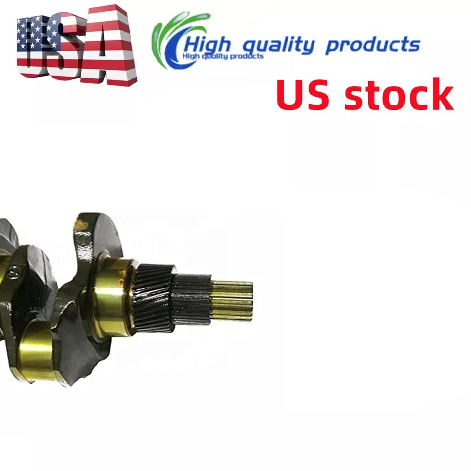 Crankshaft for Kubota V3800 V3800-CR-Tl-EV13 V3800-CR-TI-EF03 Engine US - Image 3 of 4