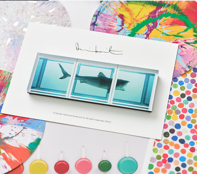 Damien Hirst SHARK MAGNET ACRYLIC 14 x 5 cm Modern Art Museum of Damien Hirst SHARK MAGNET ACRYLIC 14 x 5 cm Modern Art Museum of
