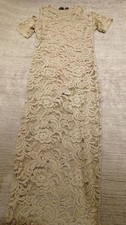 Bohoo dress Size 8  Sheath Shift  lace    occasion Holiday Party tp85