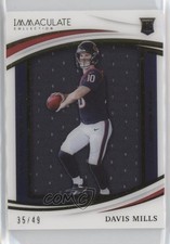 2021 Panini Immaculate Clearly Rookie Jerseys 35/49 Davis Mills #CRJ-DM 0q84