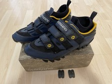 Shimano SH-M150 Blau Schwarz 44 Herren Schuhe Fahrrad Rennrad Bike SPD Klett ✅