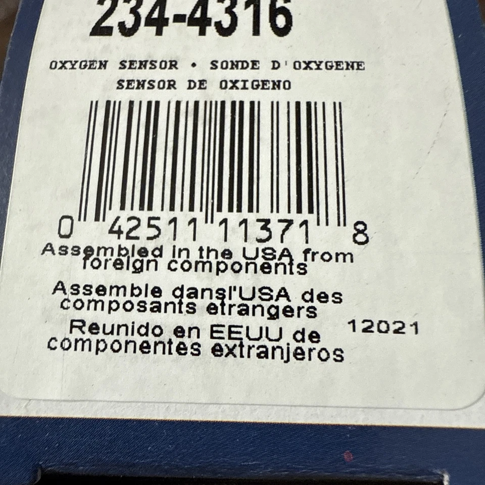 Датчик кислорода DENSO 234-4316 DENSO для Mitsubishi Eclipse 2012-2006, галантный 20 - Изображение 2 из 4