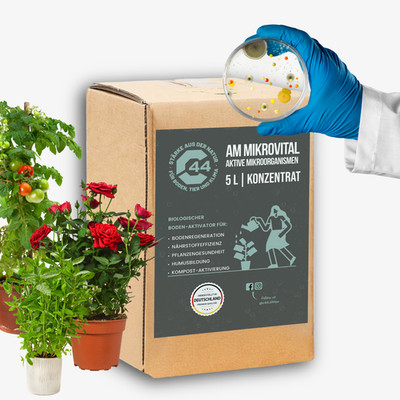C44 Aktive Mikroorganismen 5L BIO | Bodenhilfsstoff Kompostbeschleuniger EM