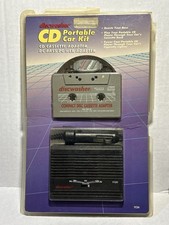 Vintage Discwasher CD Portable Car Kit Cassette Adapter DC Bass Power Adapter