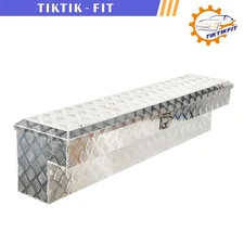 60''×13''×14.5'' Aluminum Side Mount Pickup Truck Trunk Storage Tool Box w/Lock