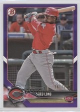 2018 Bowman Draft Purple 181/250 Shed Long #BD-120 0nr3
