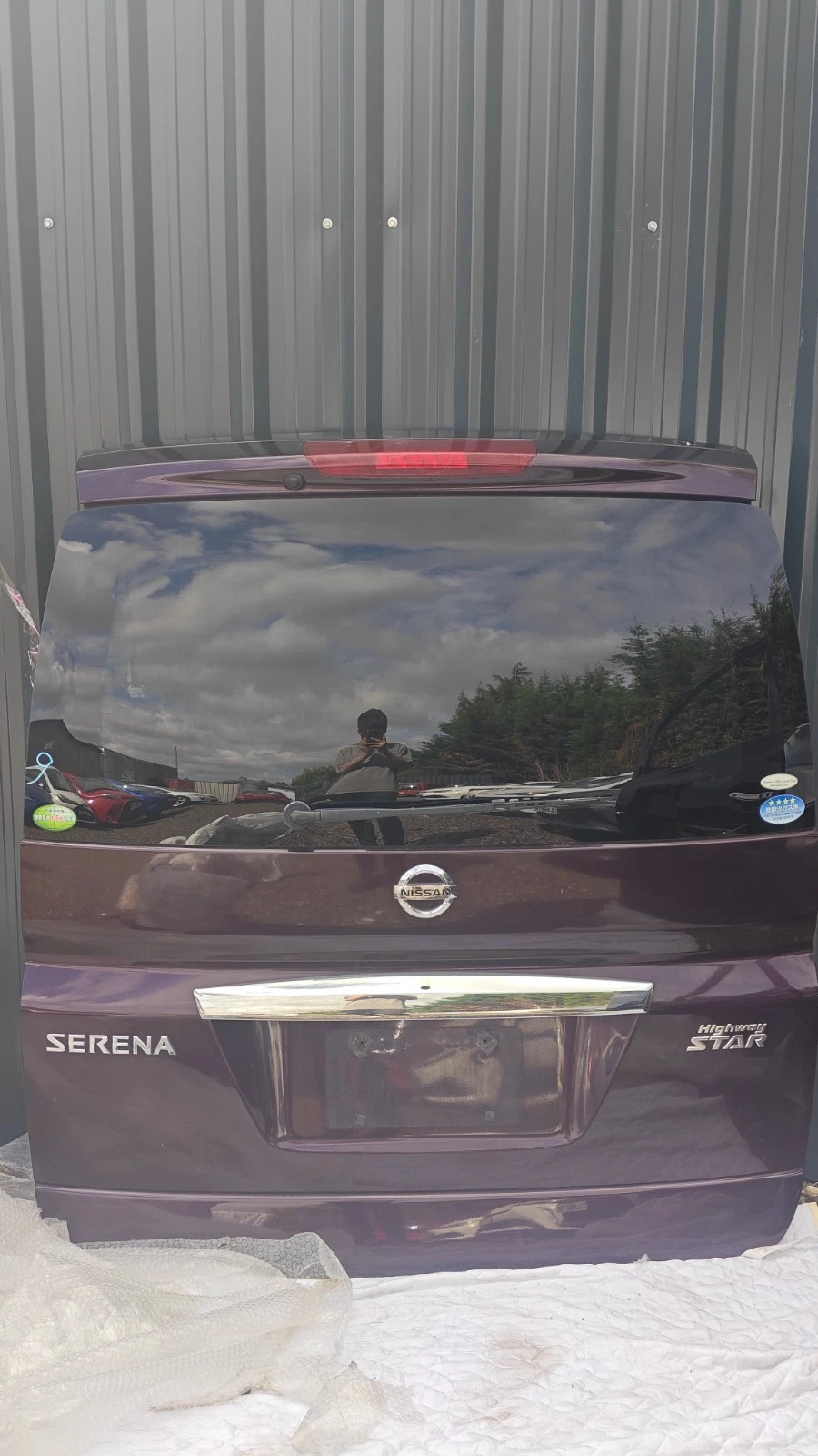 Nissan Serena CC25 2007-2010 Rear Gate Back Door Assembly Purple K010MCY0MA