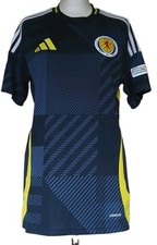 Adidas Pre Owned Authentic Scotland Men's Size Small 2024 Home Football Shirt.
