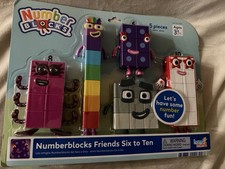 hand2mind Numberblocks Friends Six to Ten 5-Piece Set Ages 3-4 MPN 95357
