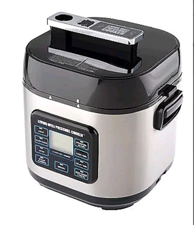 6qt W/steamer Basket & Wire Rack & Lid New
