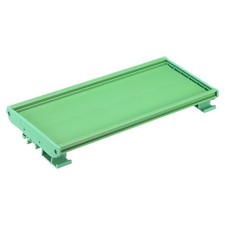 PCB DIN Rail Mount Carrier, Circuit Board Mounting Holder 90x240mm Green