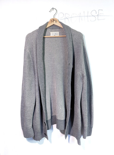 Maison Margiela, Maison Martin Margiela Vintage Chunky Knit Cardigan XL - Oversized Unisex Grunge