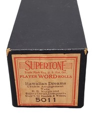 Supertone Piano Player Word Roll Hawaiian Dream Waltz 5011