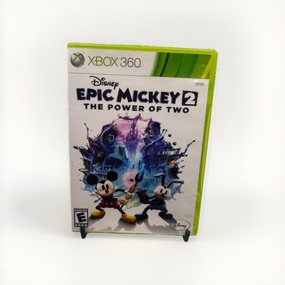 Disney Epic Mickey 2: The Power of Two (Microsoft Xbox 360, 2012) Complete