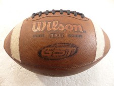 Wilson GST 1003 WTF1003 Official NCAA NFHS Collegiate Leather Football Game Ball