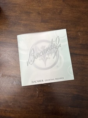 Bacardi Cocktail Recipe Book 28 Pages 2010s New Unused