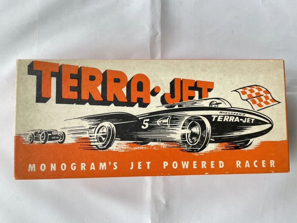 Vintage Monogram Terra Jet Race Car model kit 1/30 R2 unbuilt - Image 2 of 4
