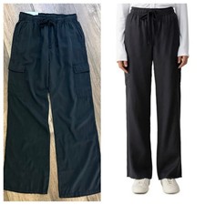 NWT  Social Standard by Sanctuary, Caravan Pull On Cargo Pant, Black, Small